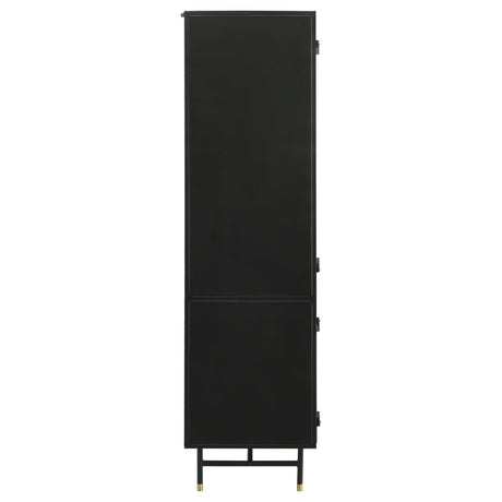 Santiago Matte Black Rectangular 4-Door Cabinet by Coaster at Eve Furniture