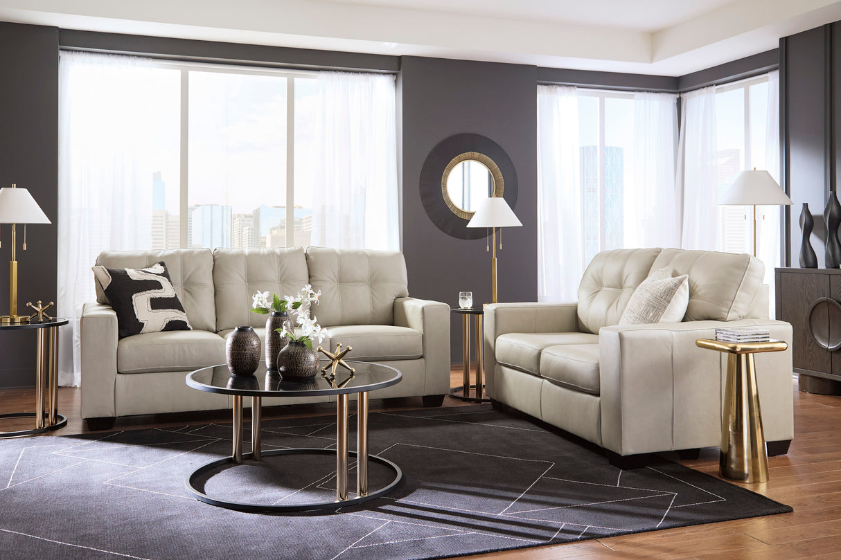 Santorine Bone Living Room Set by Ashley at Eve Furniture