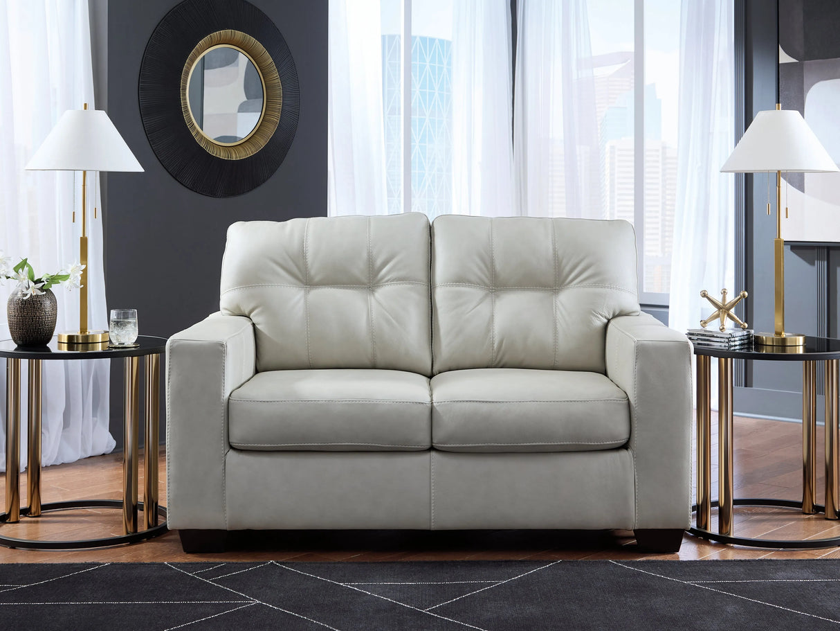Santorine Bone Loveseat by Ashley at Eve Furniture