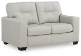 Santorine Bone Loveseat by Ashley at Eve Furniture
