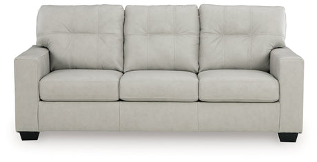 Santorine Bone Queen Sofa Sleeper by Ashley at Eve Furniture