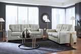Santorine Bone Sofa and Loveseat by Ashley at Eve Furniture