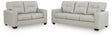 Santorine Bone Sofa and Loveseat by Ashley at Eve Furniture