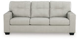 Santorine Bone Leather Sofa by Ashley at Eve Furniture