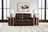 Santorine Dark Brown Loveseat