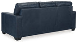 Santorine Ocean Leather Sofa by Ashley at Eve Furniture