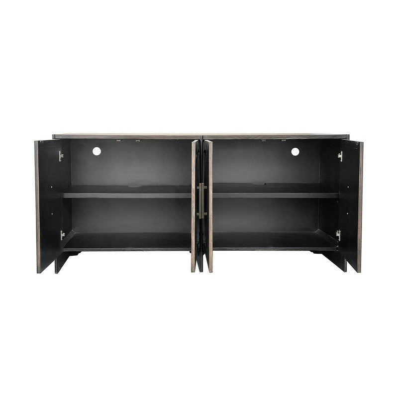 Santoro Brown Four-Door Sideboard by Crestview at Eve Furniture