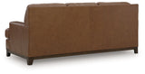Saonara Amber Genuine Leather Sofa and Loveseat by Ashley at Eve Furniture