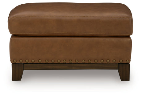 Saonara Amber Ottoman by Ashley at Eve Furniture