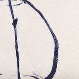 Sapphire Vase I by Mercana Studio a Hand Embellished Textured Canvas by Mercana at Eve Furniture