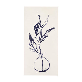 Sapphire Vase I by Mercana Studio a Hand Embellished Textured Canvas by Mercana at Eve Furniture