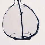 Sapphire Vase I by Mercana Studio a Hand Embellished Textured Framed Art Print Matted under Glass by Mercana at Eve Furniture