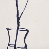 Sapphire Vase II by Mercana Studio a Hand Embellished Textured Canvas by Mercana at Eve Furniture