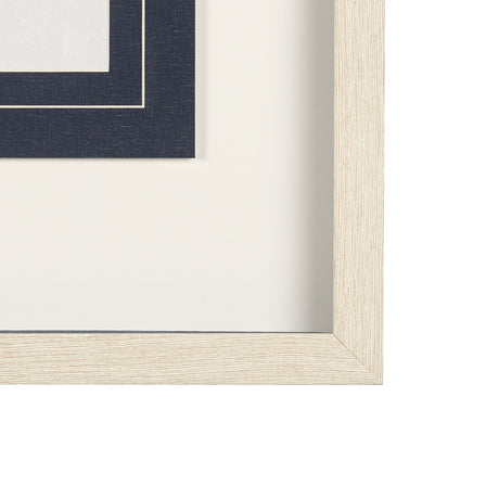 Sapphire Vase II by Mercana Studio a Hand Embellished Textured Framed Art Print Matted under Glass by Mercana at Eve Furniture