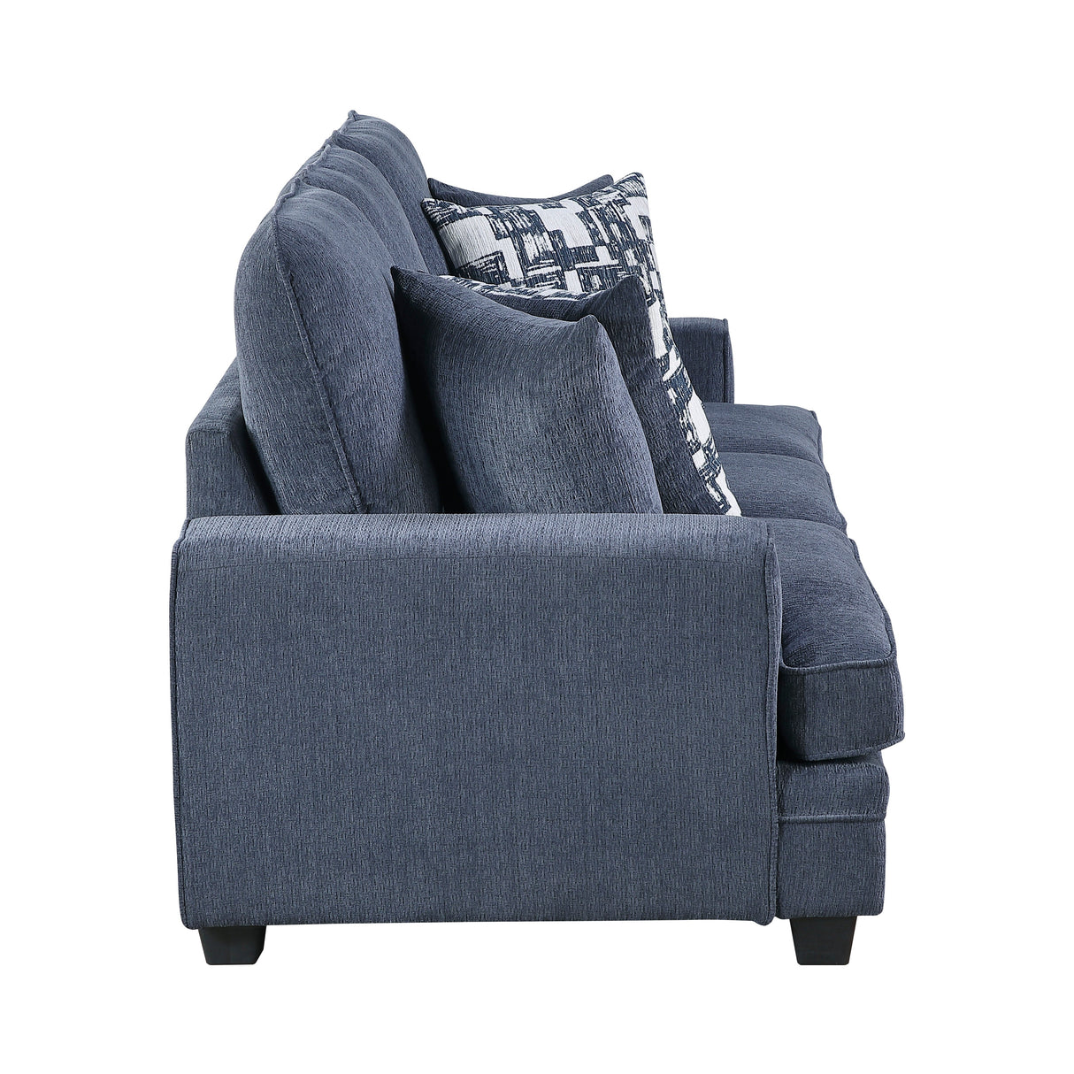 Sarah Blue Sofa by Homelegance at Eve Furniture
