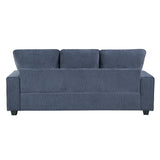 Sarah Blue Sofa by Homelegance at Eve Furniture