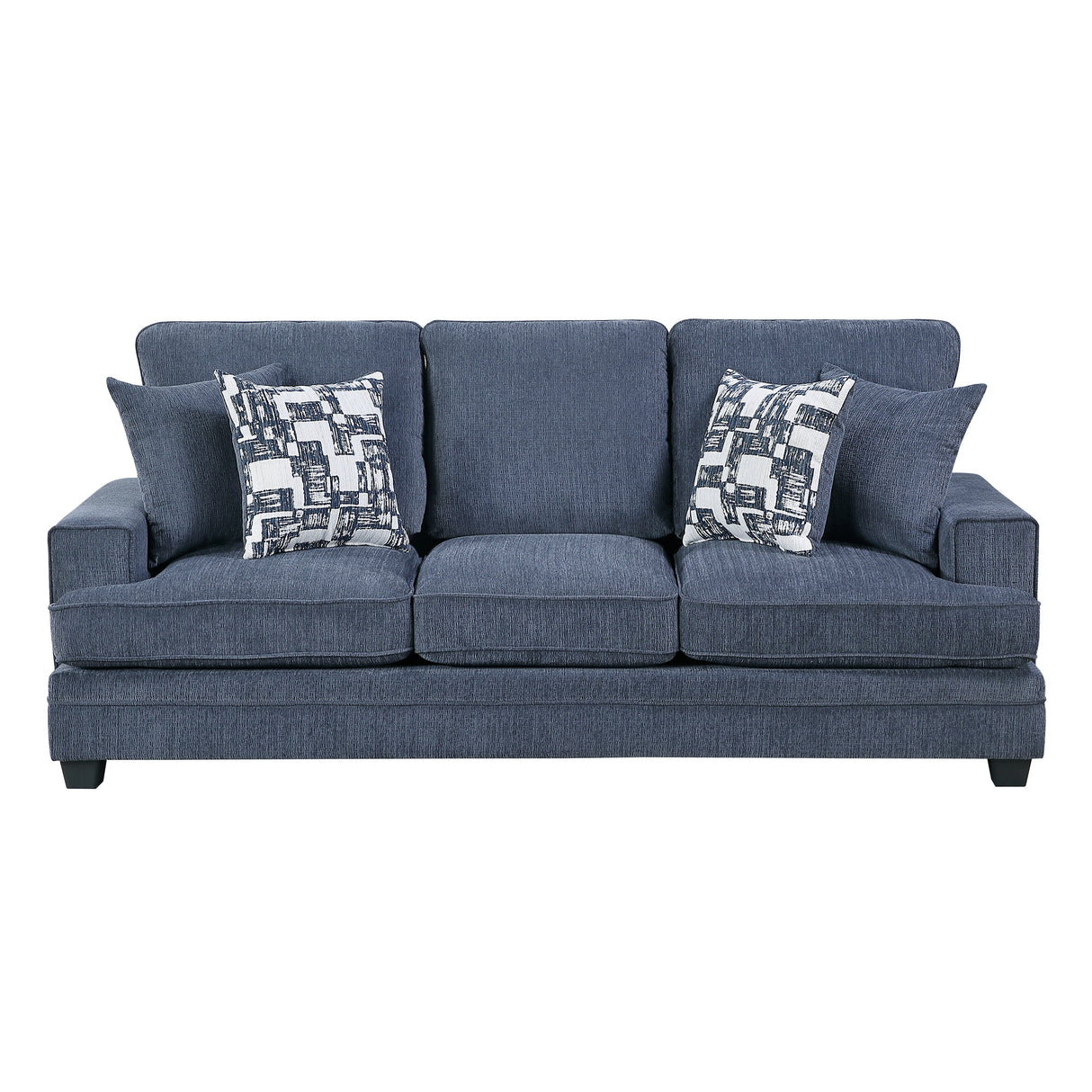 Sarah Blue Sofa by Homelegance at Eve Furniture