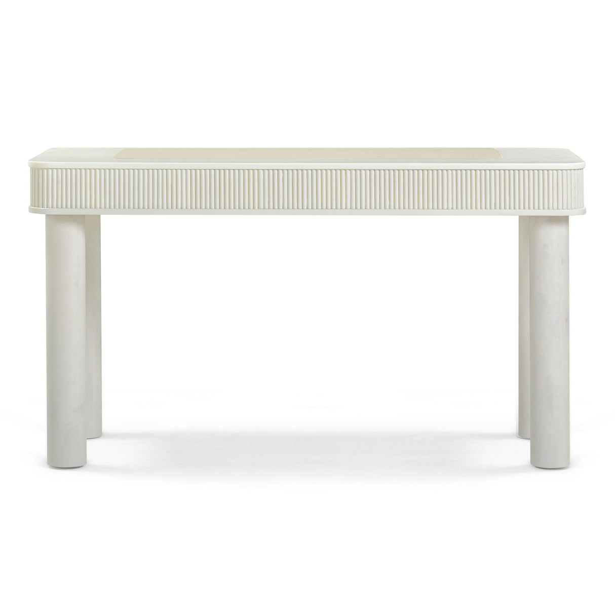 Sarah Cream Executive Work Desk by TOV Furniture at Eve Furniture
