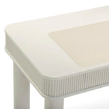 Sarah Cream Executive Work Desk by TOV Furniture at Eve Furniture