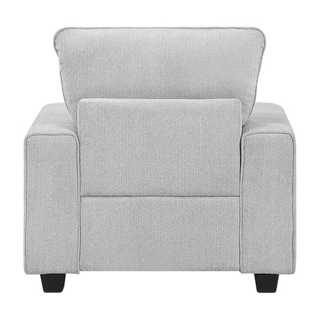 Sarah Stone Gray Living Room Set by Homelegance at Eve Furniture