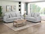 Sarah Stone Gray Living Room Set by Homelegance at Eve Furniture