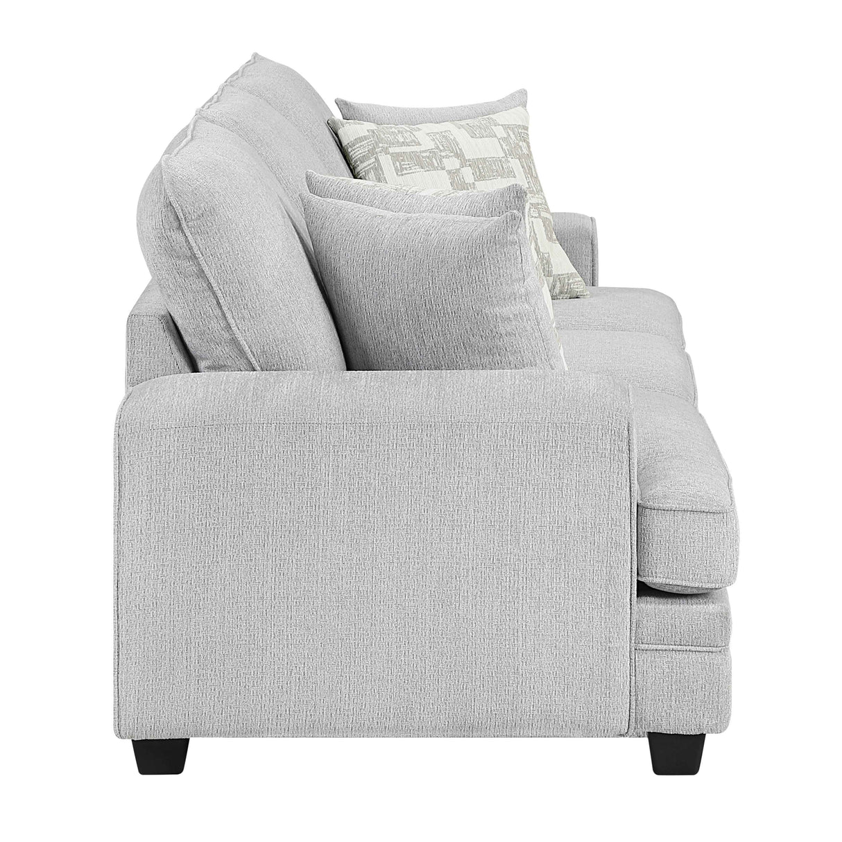 Sarah Stone Gray Living Room Set by Homelegance at Eve Furniture