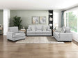 Sarah Stone Gray Living Room Set by Homelegance at Eve Furniture