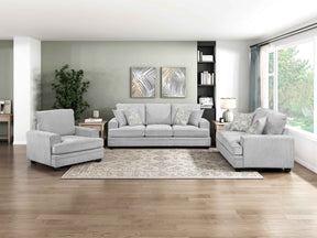 Sarah Stone Gray Living Room Set by Homelegance at Eve Furniture