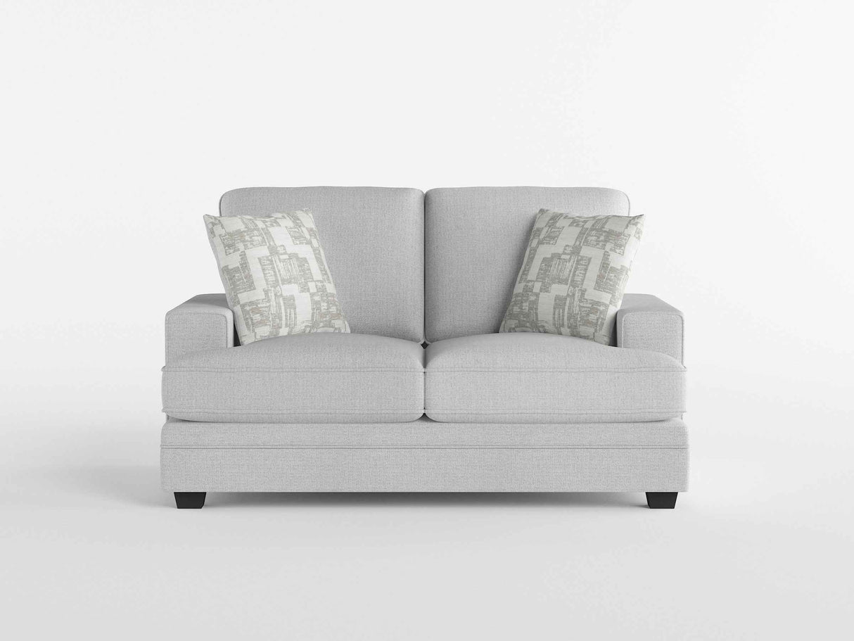 Sarah Stone Gray Loveseat by Homelegance at Eve Furniture