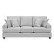 Sarah Stone Gray Sofa by Homelegance at Eve Furniture