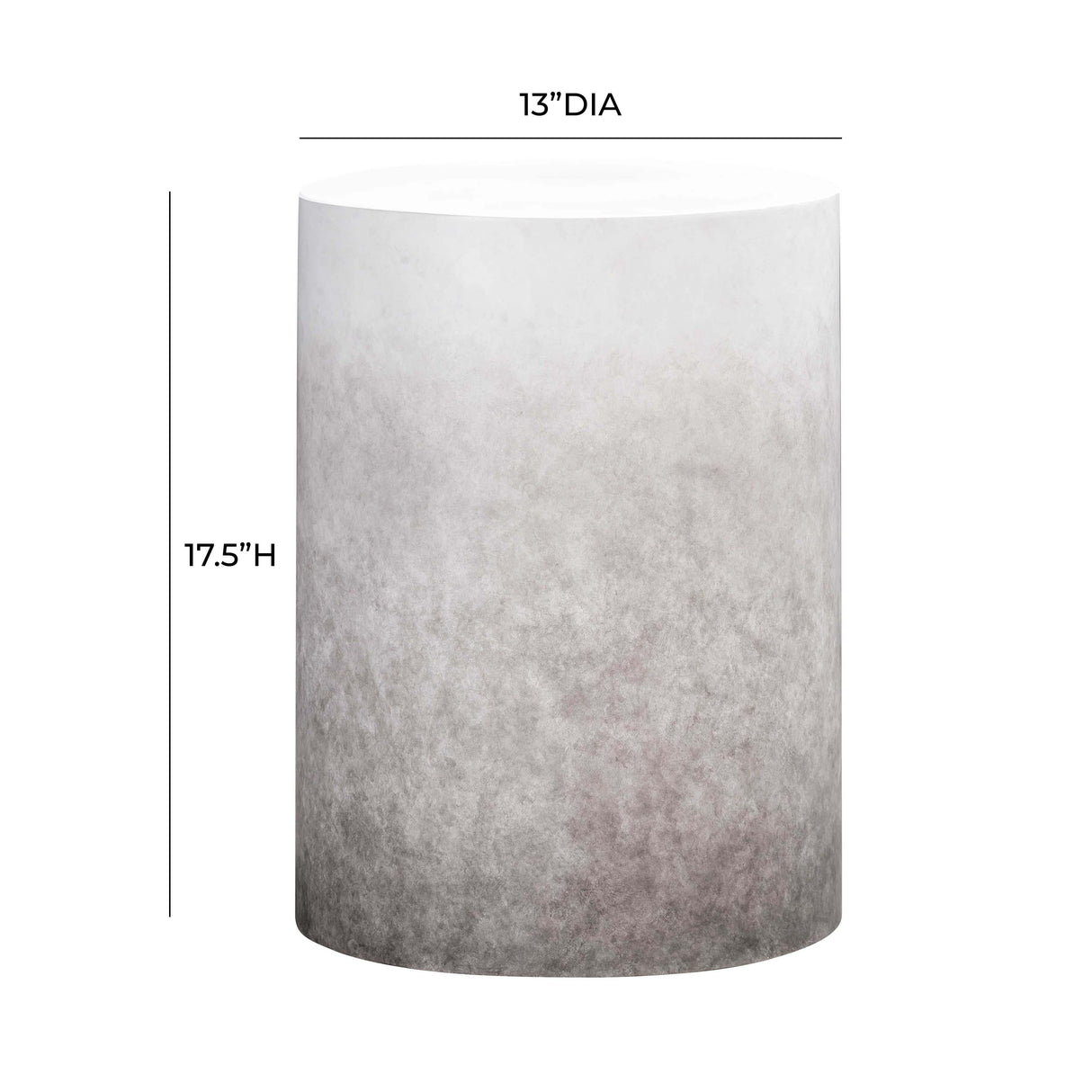 Sarana Ombre Concrete Stool by TOV Furniture at Eve Furniture