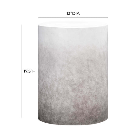 Sarana Ombre Concrete Stool by TOV Furniture at Eve Furniture