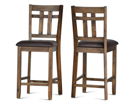 Saranac 24″ Counter Chair, Set of 2 by Steve Silver at Eve Furniture