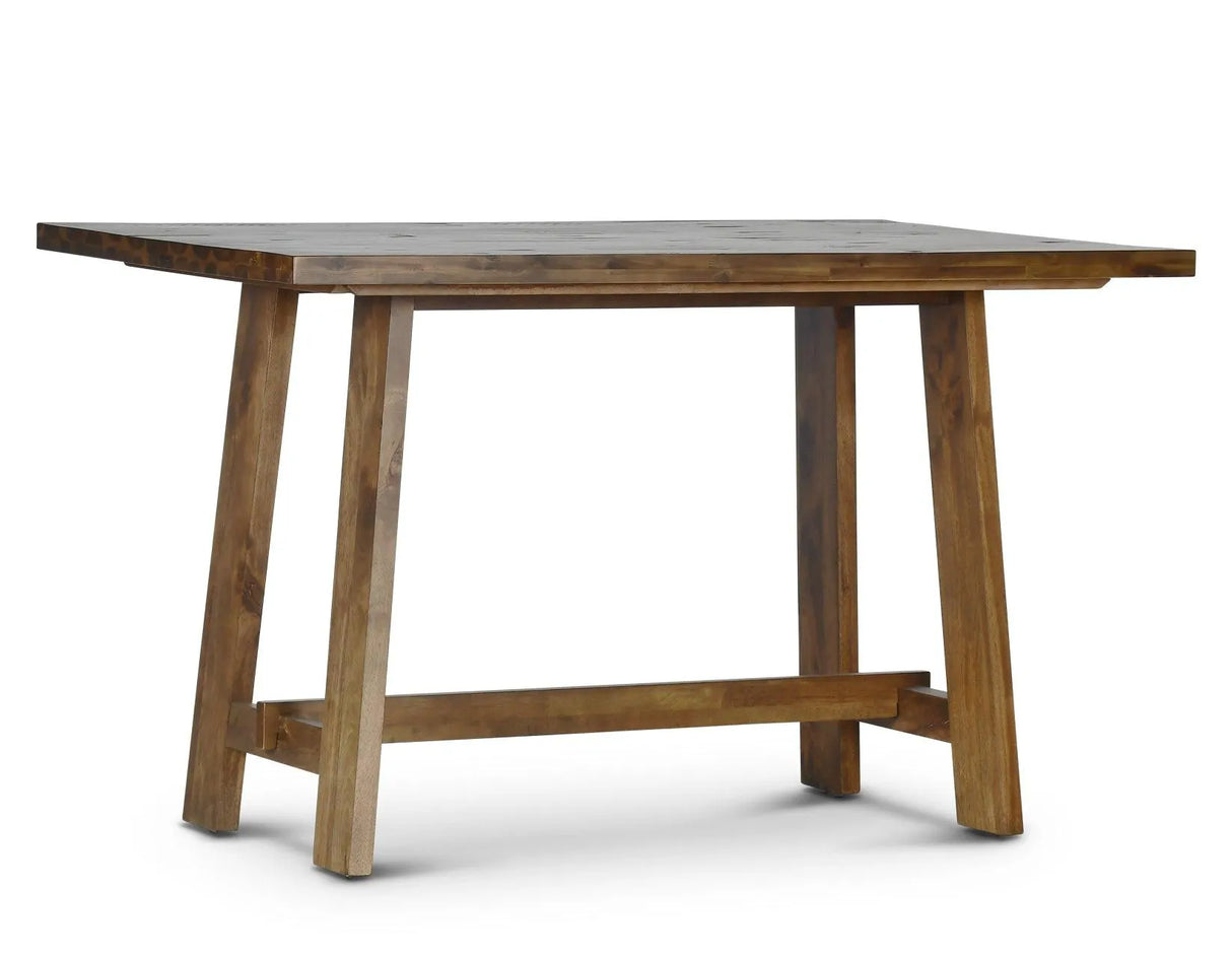 Saranac Mocha 5-Piece Counter Height Dining Set by Steve Silver at Eve Furniture