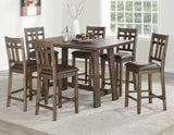 Saranac Mocha 5-Piece Counter Height Dining Set by Steve Silver at Eve Furniture