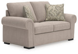 Sararose Heather Loveseat by Ashley at Eve Furniture