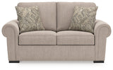 Sararose Heather Loveseat by Ashley at Eve Furniture