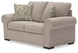 Sararose Heather Loveseat by Ashley at Eve Furniture