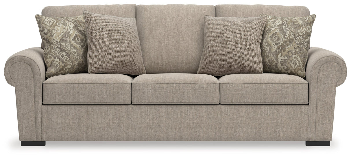 Sararose Heather Sofa by Ashley at Eve Furniture