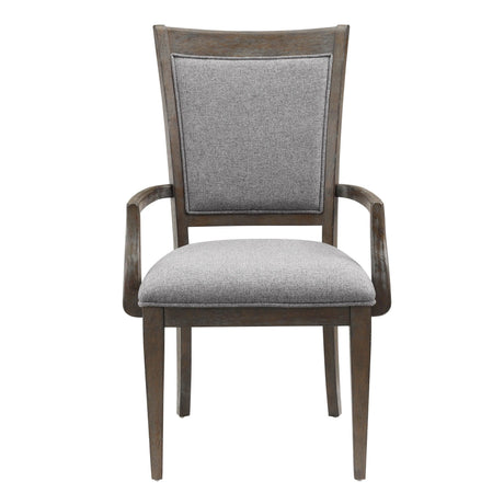 Sarasota Driftwood Brown Arm Chair, Set of 2 by Homelegance at Eve Furniture