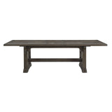 Sarasota Driftwood Brown Extendable Dining Set by Homelegance at Eve Furniture