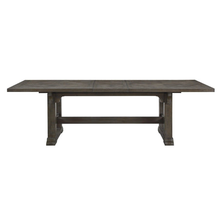 Sarasota Driftwood Brown Extendable Dining Set by Homelegance at Eve Furniture
