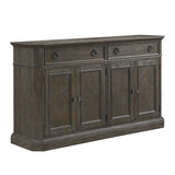 Sarasota Driftwood Brown Server with 4 Door by Homelegance at Eve Furniture