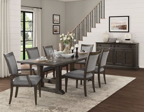 Sarasota Driftwood Brown Server with 4 Door by Homelegance at Eve Furniture
