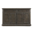 Sarasota Driftwood Brown Server with 4 Door by Homelegance at Eve Furniture