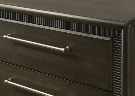 Saratoga Brown Dresser by Crown Mark at Eve Furniture