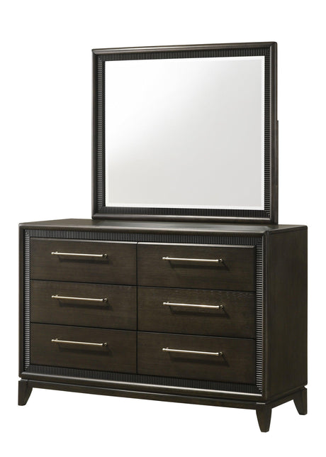 Saratoga Brown Dresser by Crown Mark at Eve Furniture