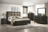 Saratoga Brown Mirror by Crown Mark at Eve Furniture