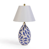 Sardine White & Blue Ceramic Table Lamp by TOV Furniture at Eve Furniture