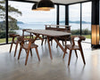 Sargans Rich Walnut 7-Piece Dining Room Set by Furniture of America at Eve Furniture